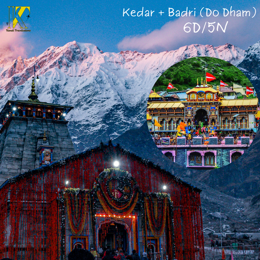 Kedarnath + BADRINATH 6D/5N (BUS AND DOUBLE)  