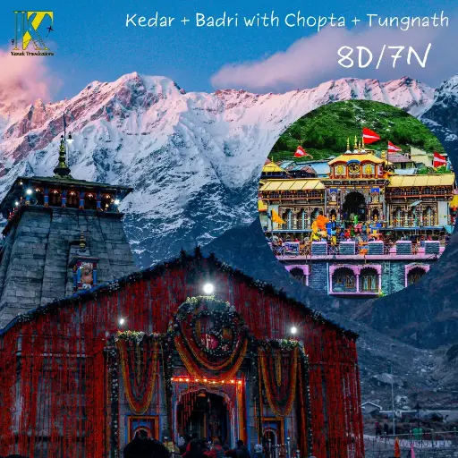Kedar + Badri with Chopta-Tungnath 8D/7N (Ertiga AND Double)
